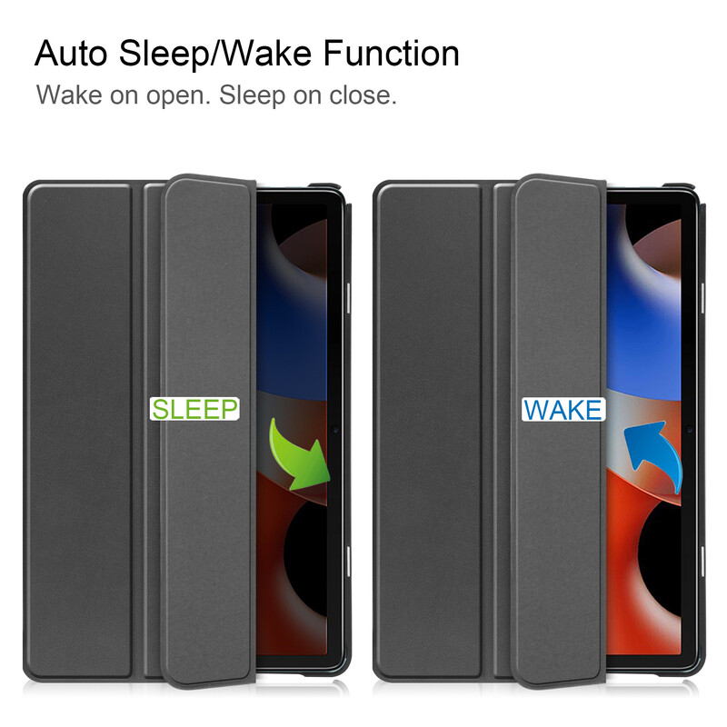 Torbica za Blackview Tab 7 Pro 10,1 inča Tri-Fold Smart Tablet torbica PU tvrda stražnja torbica Tanak držač Poklopac za Blackview Tab 7 Pro