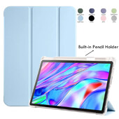 Funda Huawei MatePad SE 11 2024 ümbrisele 11" pliiatsihoidjaga läbipaistva pehme kaanega Funda Huawei Matepad SE 11 AGS6-W00 tahvelarvuti jaoks