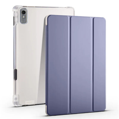 Funda Huawei MatePad SE 11 2024 ümbrisele 11" pliiatsihoidjaga läbipaistva pehme kaanega Funda Huawei Matepad SE 11 AGS6-W00 tahvelarvuti jaoks