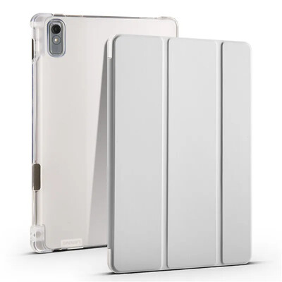 Funda Huawei MatePad SE 11 2024 ümbrisele 11" pliiatsihoidjaga läbipaistva pehme kaanega Funda Huawei Matepad SE 11 AGS6-W00 tahvelarvuti jaoks