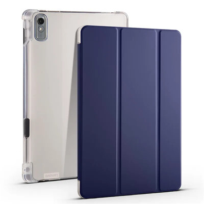 Funda Huawei MatePad SE 11 2024 ümbrisele 11" pliiatsihoidjaga läbipaistva pehme kaanega Funda Huawei Matepad SE 11 AGS6-W00 tahvelarvuti jaoks