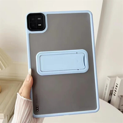 Statīvs Xiaomi Pad 5 6 Pro 11 collu akrila matēta cietā apvalka vāciņš Funda priekš Xiaomi Mi Pad 6 MiPad 6 Pro SE 2023 11 korpuss