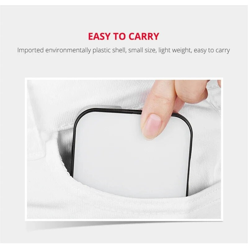 Kišeninė LED asmenukės užpildymo lemputė, skirta iPhone Samsung iPad mobiliajam telefonui nešiojamojo kompiuterio spaustukas Įkraunamas blykstės užpildymo vaizdo fotografijos lempa