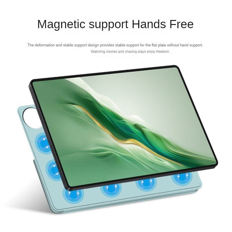 Za Huawei Honor MagicPad2 12.3 inča 2024 ROD2-W09 pametna torbica s deformabilnom magnetnom kopčom za Honor MagicPad 2 12.3" školjka tableta