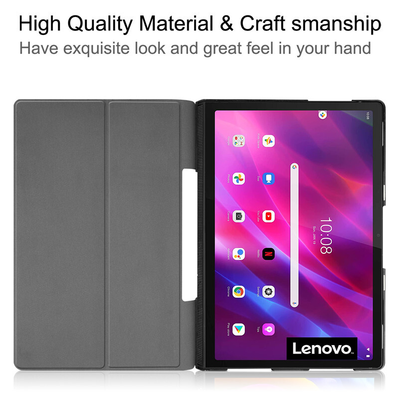 Funda za Lenovo Yoga Tab 11 Case YT-J706F PU kožna preklopna maska sa postoljem za Lenovo Yoga Tab 11 YT-J706X 11 inčni poklopac kućišta Coque