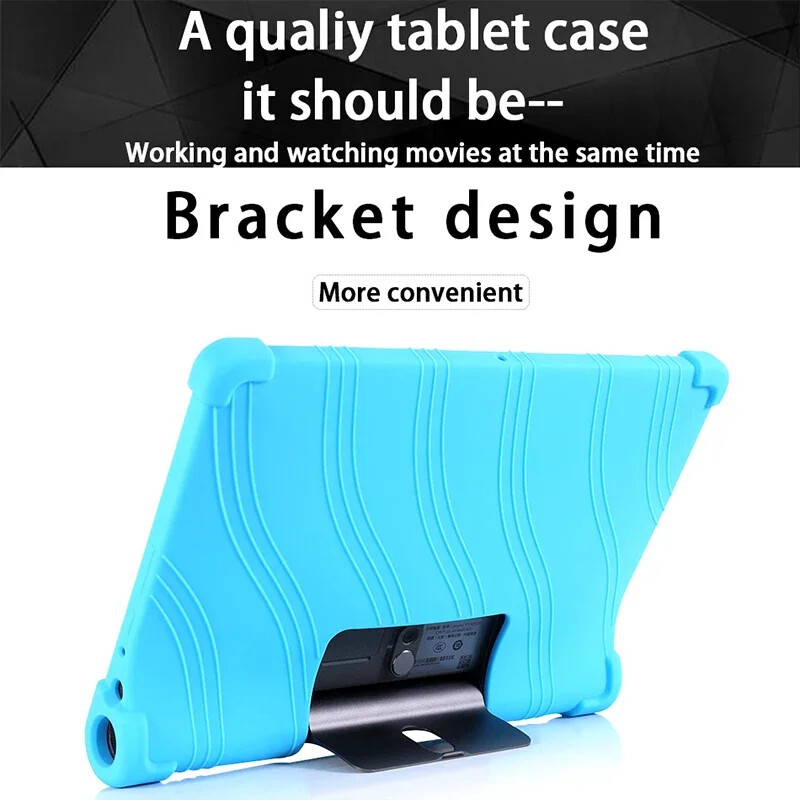Cornors silikonska maska za Lenovo Yoga Smart Tab Case YT-X705F YT-X705X YT-X705I 10.1" Tablet Soft Protective Funda 4 Thicken