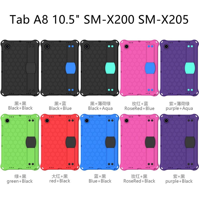 Maska za Samsung galaxy tab A8 2021 10.5" SM-X200 SM-X205 EVA dječja maska za Samsung Tab A8 coque + remen