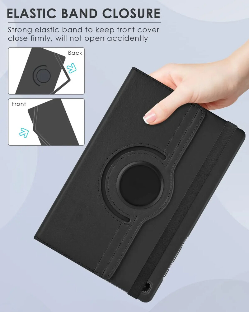 360 rotirajuća torbica za Huawei Honor Pad 9 12.1 inča 2024 Poklopac sa postoljem PU kožna torbica za Honor Pad 9 HEY2-W09 HEY2-W19 temelj