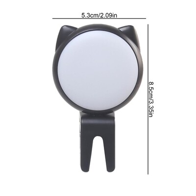 Επαναφορτιζόμενο Selfie Light για Cat Ear 3 Λειτουργίες Selfie Ring Light Φωτισμός τηλεφώνου πλήρωσης μπαταρίας Selfie για tablet
