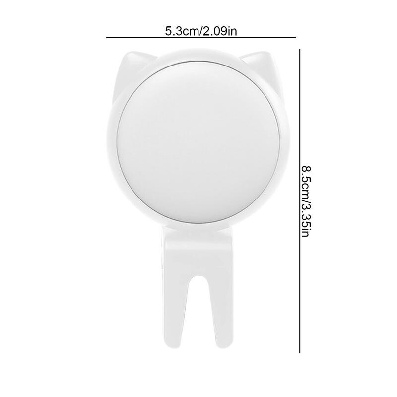 Pakartotinai įkraunama asmenukės šviesa katės ausis 3 režimų asmenukės žiedo lemputė telefono užpildymo lemputė su baterijomis maitinama asmenukės žiedo lemputė planšetiniam kompiuteriui