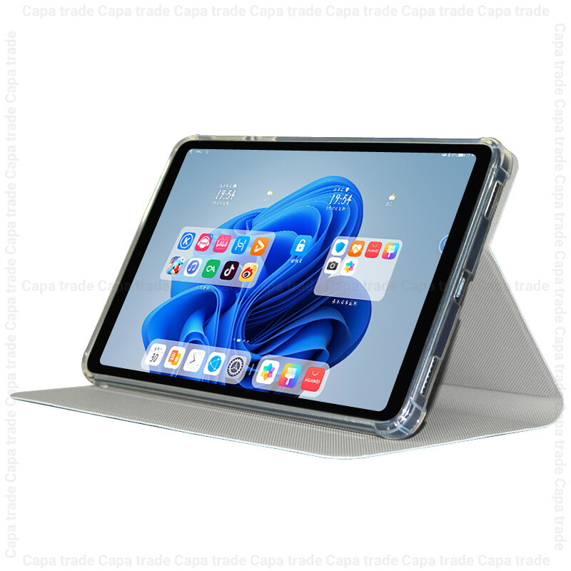 „Headwolf Fpad5 Fpad3 Fpad 3 5 Pro 2024 Case“, 8,4 colio planšetinio kompiuterio plonas atverčiamas knygos dangtelis su minkštu TPU užpakaliniu apvalkalu