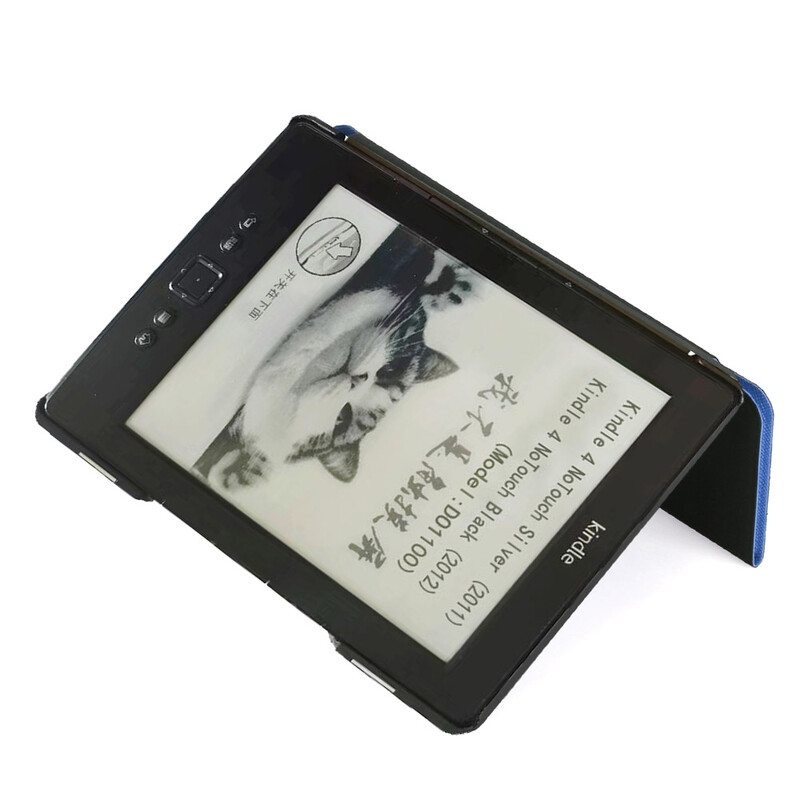 Pu kožna preklopna omotnica za Kindle 4 Kindle 5 D01100 E-knjiga Visokokvalitetna školjka K4 K5 Folio Case