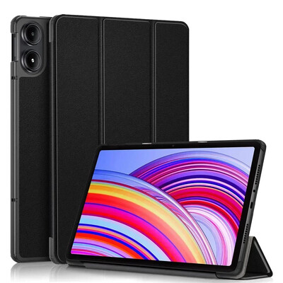 2024 Torbica za tablet za Xiaomi Redmi Pad Pro 12.1 inča Tri-Folding Stand Pametna kožna maska za Redmi Pad Pro 12.1" Funde tablete