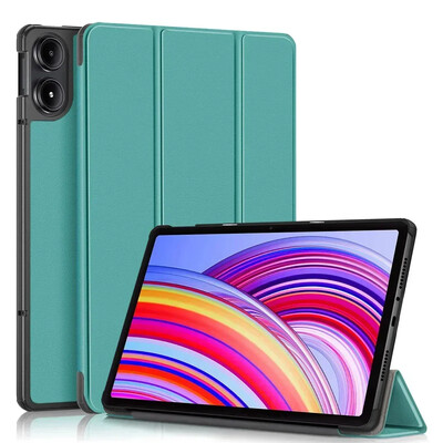 2024 Torbica za tablet za Xiaomi Redmi Pad Pro 12.1 inča Tri-Folding Stand Pametna kožna maska za Redmi Pad Pro 12.1" Funde tablete
