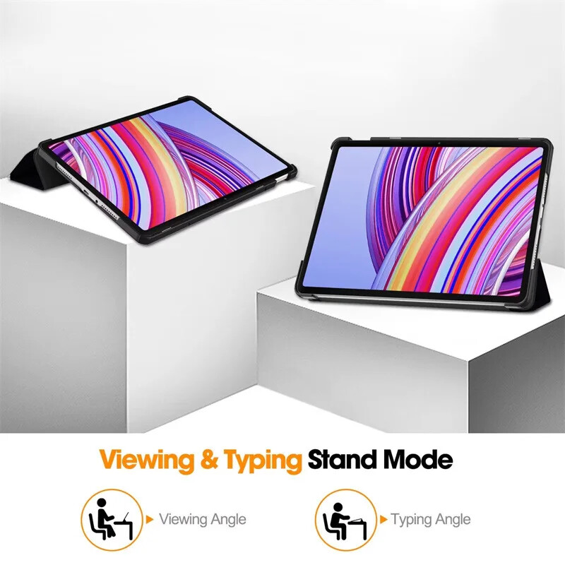 2024 Torbica za tablet za Xiaomi Redmi Pad Pro 12.1 inča Tri-Folding Stand Pametna kožna maska za Redmi Pad Pro 12.1" Funde tablete