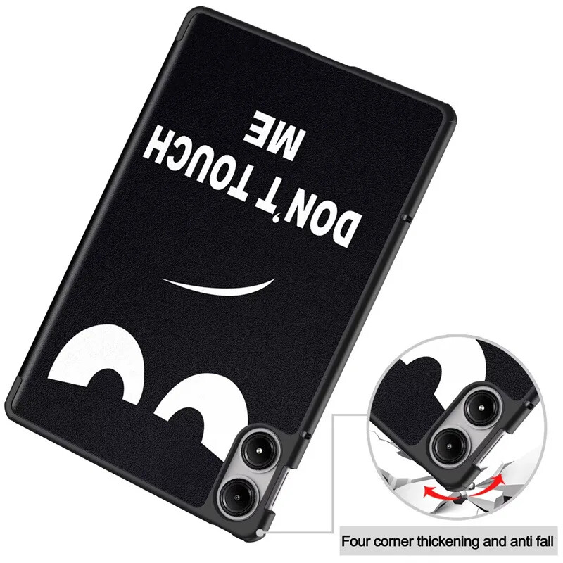 2024 Torbica za tablet za Xiaomi Redmi Pad Pro 12.1 inča Tri-Folding Stand Pametna kožna maska za Redmi Pad Pro 12.1" Funde tablete