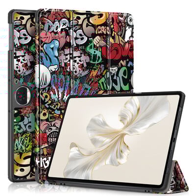Θήκη For Honor Pad 9 Tablets 12,1" Tri-fold Magnetic Leather Stand Σκληρό κάλυμμα tablet For Funda Huawei Honor Pad 9 Case Coque