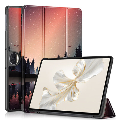 Θήκη For Honor Pad 9 Tablets 12,1" Tri-fold Magnetic Leather Stand Σκληρό κάλυμμα tablet For Funda Huawei Honor Pad 9 Case Coque