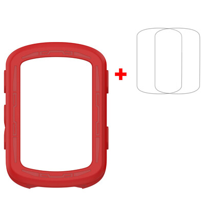 2 u 1 za Garmin Garmin Edge 840 Zaštitna torbica + staklena folija Zaštitna navlaka Bicikl Silikonska torbica za Garmin Edge 540