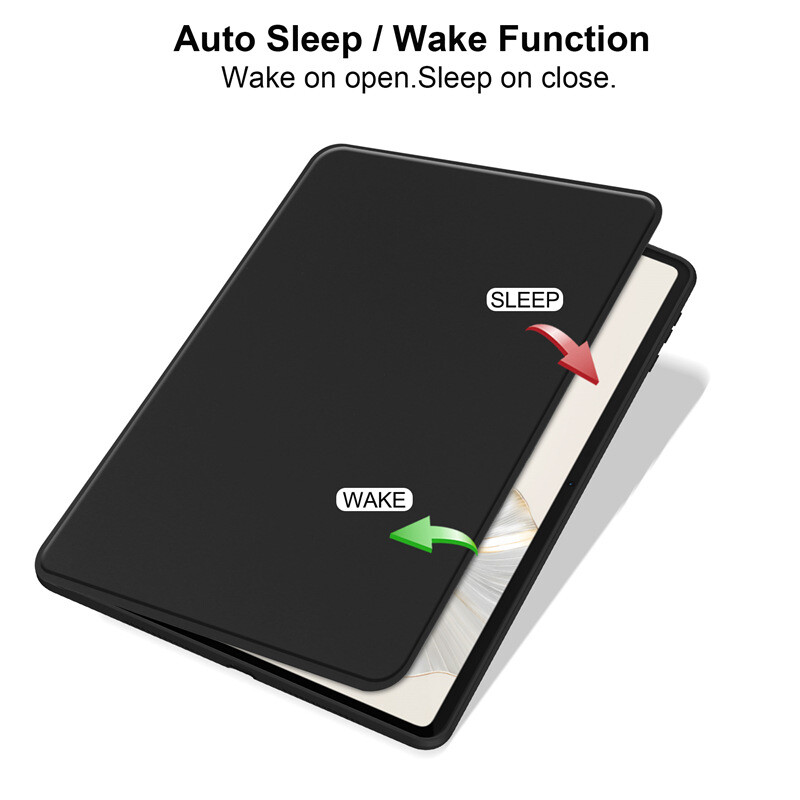 Sukamasis dėklas, skirtas HUAWEI Honor Pad 9 2024 Skaidrus akrilinis išmanusis stovo dangtelis su rašiklio anga, skirta Honor Pad 9 HEY2-W09 HEY2-W19 12,1"