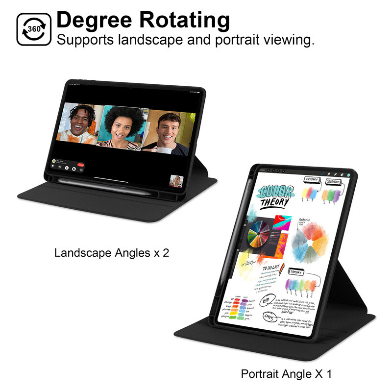 Sukamasis dėklas, skirtas HUAWEI Honor Pad 9 2024 Skaidrus akrilinis išmanusis stovo dangtelis su rašiklio anga, skirta Honor Pad 9 HEY2-W09 HEY2-W19 12,1"