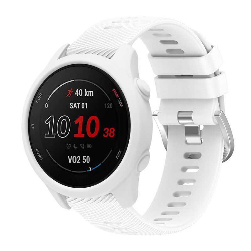 Мек силиконов защитен калъф за Garmin Forerunner 255 265 Protector Shell Frame Bumper Cover