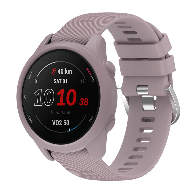 Мек силиконов защитен калъф за Garmin Forerunner 255 265 Protector Shell Frame Bumper Cover