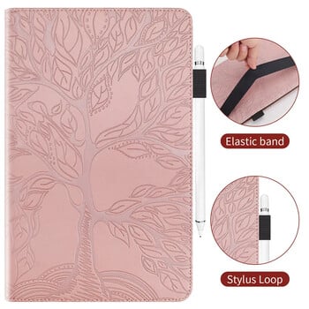 Etui για Samsung Galaxy Tab S5e Θήκη 10 5 ιντσών Emboss Tree Leather Flip Case για Samsung S5e Tablet Case Coque SM-T720 SM-T725