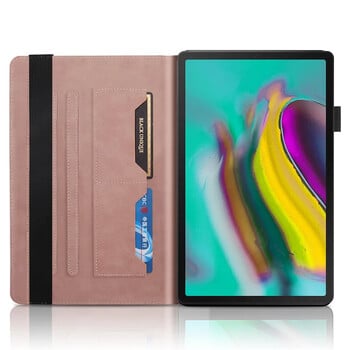 Etui για Samsung Galaxy Tab S5e Θήκη 10 5 ιντσών Emboss Tree Leather Flip Case για Samsung S5e Tablet Case Coque SM-T720 SM-T725