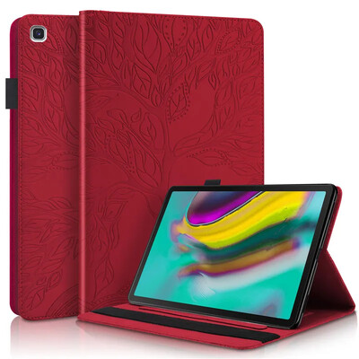 Etui Samsung Galaxy Tab S5e ümbrisele 10 5-tolline Emboss Tree Leather Flip Case Samsung S5e tahvelarvuti ümbrisele Coque SM-T720 SM-T725