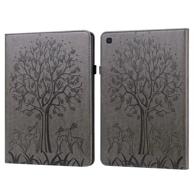 Etui Samsung Galaxy Tab S5e ümbrisele 10 5-tolline Emboss Tree Leather Flip Case Samsung S5e tahvelarvuti ümbrisele Coque SM-T720 SM-T725
