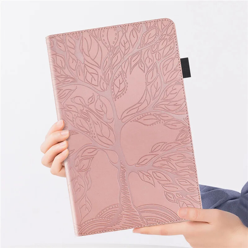 Etui Samsung Galaxy Tab S5e ümbrisele 10 5-tolline Emboss Tree Leather Flip Case Samsung S5e tahvelarvuti ümbrisele Coque SM-T720 SM-T725