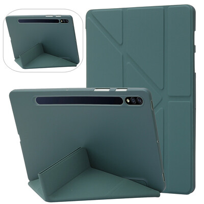 Pentru Samsung Galaxy Tab S8 S7 Plus S7 FE SM-T970 Husa pliabila in trei pentru tableta Funda pentru Galaxy Tab S7 S8 Plus + S7 S8 12.4`` 11 Husa