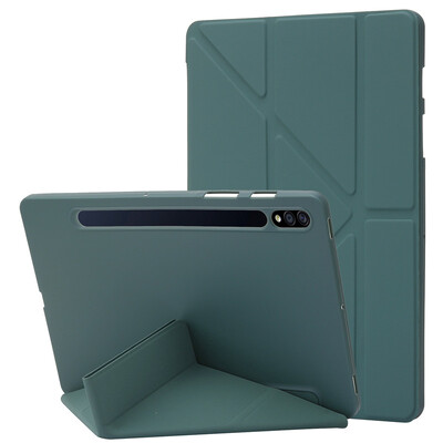 Za Samsung Galaxy Tab S8 S7 Plus S7 FE SM-T970 Tablet Tri-Folding Cover Funda za Galaxy Tab S7 S8 Plus + S7 S8 12.4'' 11 Case