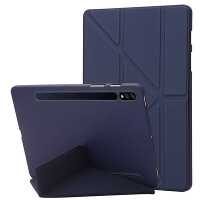 Za Samsung Galaxy Tab S8 S7 Plus S7 FE SM-T970 Tablet Tri-Folding Cover Funda za Galaxy Tab S7 S8 Plus + S7 S8 12.4'' 11 Case