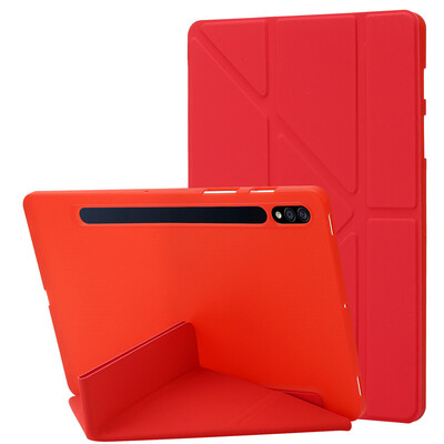 Za Samsung Galaxy Tab S8 S7 Plus S7 FE SM-T970 Tablet Tri-Folding Cover Funda za Galaxy Tab S7 S8 Plus + S7 S8 12.4'' 11 Case