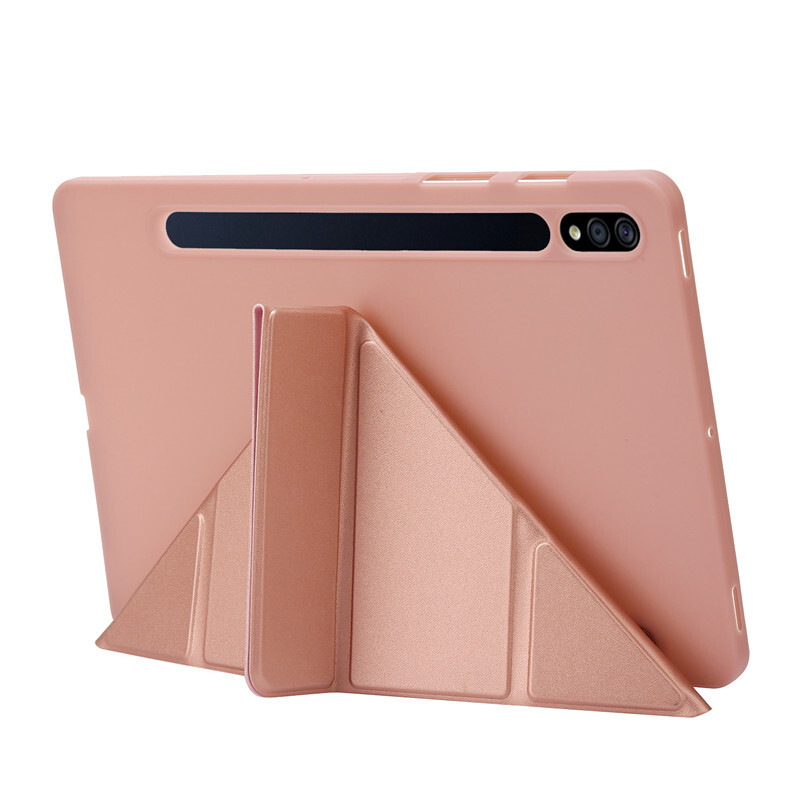 Za Samsung Galaxy Tab S8 S7 Plus S7 FE SM-T970 Tablet Tri-Folding Cover Funda za Galaxy Tab S7 S8 Plus + S7 S8 12.4'' 11 Case