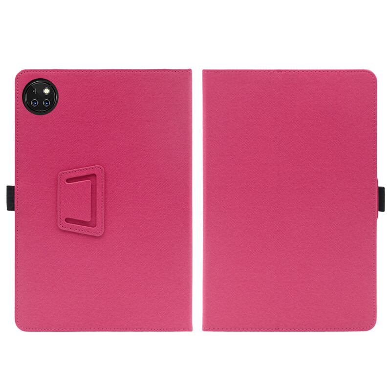 Подходящ за DOOGEE T10W калъф за таблет PU кожен 10,1-инчов магнитен едноцветен издръжлив калъф против падане