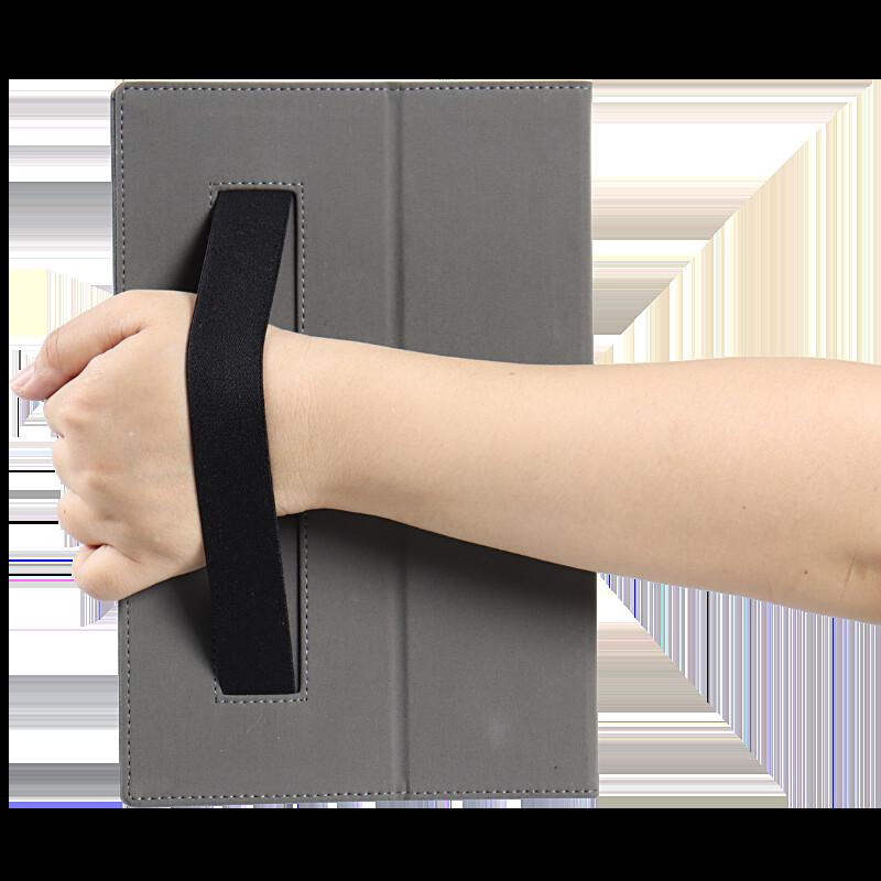 za DOOGEE T10 Futrole za tablete, sklopivi stalak, svilena cvjetna tkanina, zrnata PU koža, zaštitni omot, školjka otporna na udarce