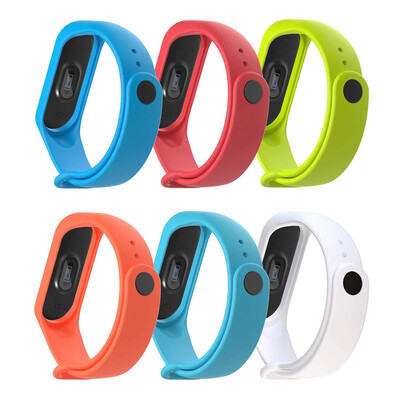 6 u 1 silikonski remen za sportski sat za Xiaomi Mi Band 3 4 Narukvica, zamjenski remen za sat za Xiaomi Mi Band 4 3