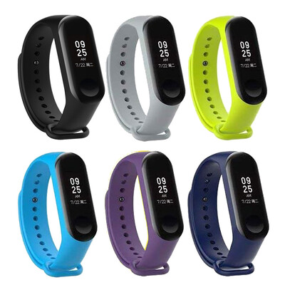 6 u 1 silikonski remen za sportski sat za Xiaomi Mi Band 3 4 Narukvica, zamjenski remen za sat za Xiaomi Mi Band 4 3