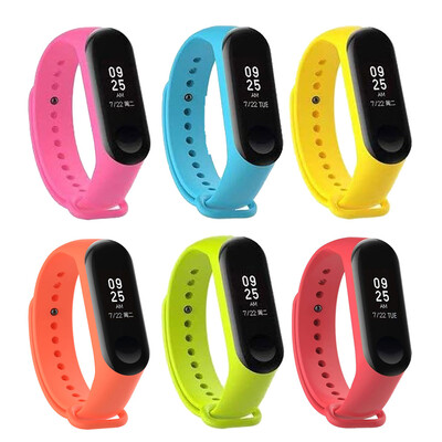 6 u 1 silikonski remen za sportski sat za Xiaomi Mi Band 3 4 Narukvica, zamjenski remen za sat za Xiaomi Mi Band 4 3