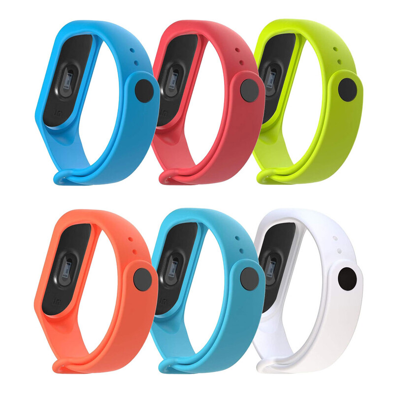 6 u 1 silikonski remen za sportski sat za Xiaomi Mi Band 3 4 Narukvica, zamjenski remen za sat za Xiaomi Mi Band 4 3