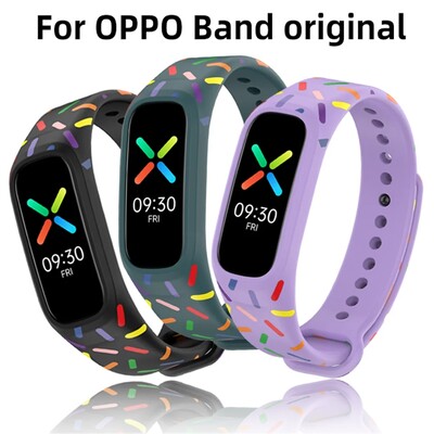 Curea din silicon pentru OPPO Band Accesorii pentru bandă inteligentă Brățară de înlocuire pentru cureaua OPPO Band