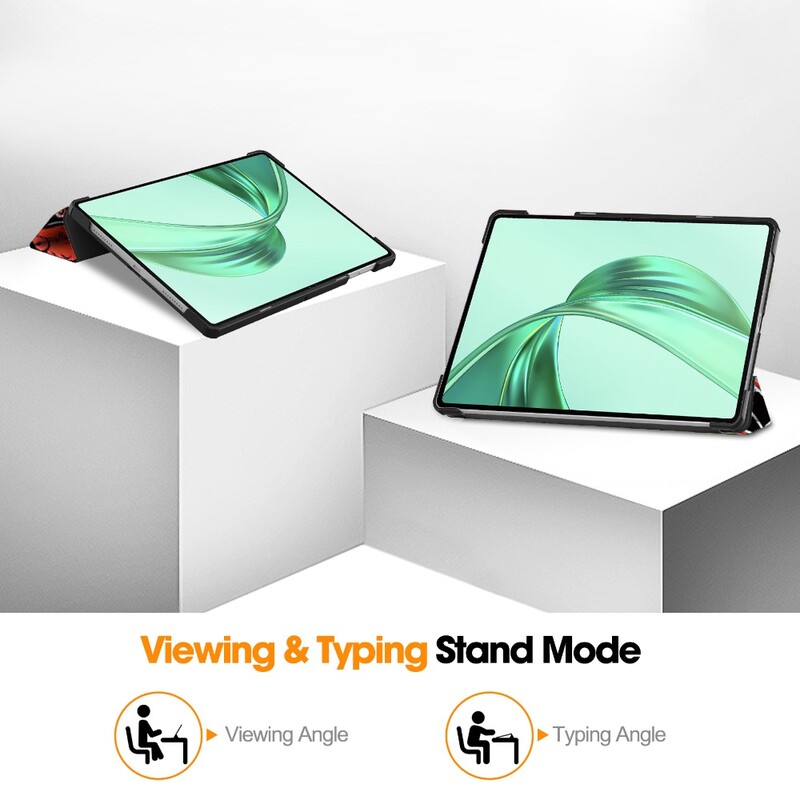 Trostruko presavijeni poklopac postolja za kućište Funda Honor Pad X8a (2024) 11" Tanki magnetski poklopac s tvrdom stražnjom stranom za PC