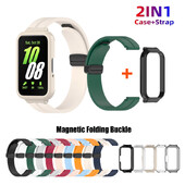 2 TK silikoonrihm + ümbrise kate kokkupandav pandla magnetiline pandlarihm Samsung Galaxy Fit 3 jaoks