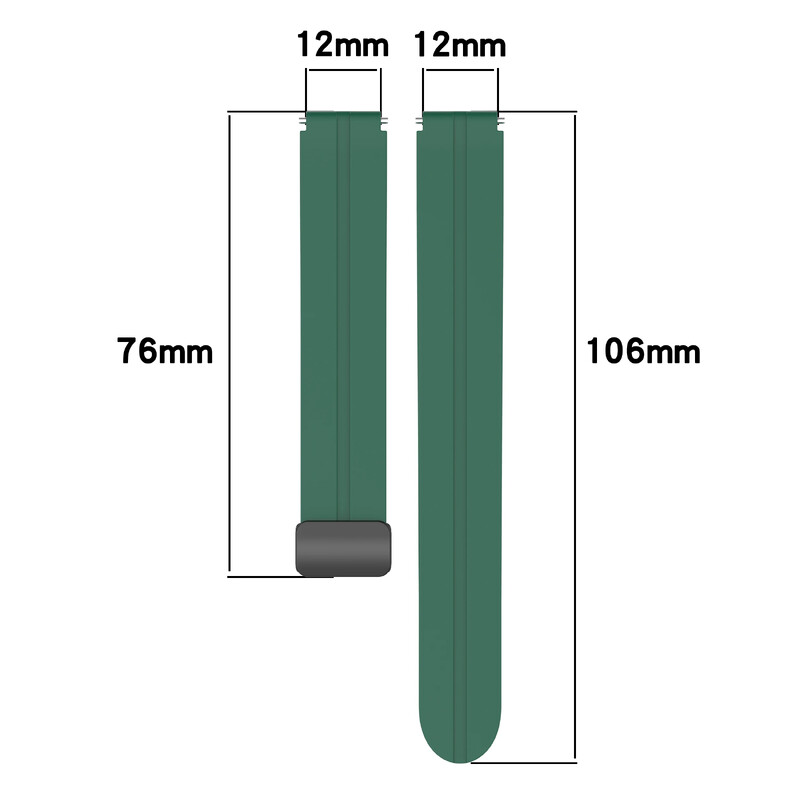 2 TK silikoonrihm + ümbrise kate kokkupandav pandla magnetiline pandlarihm Samsung Galaxy Fit 3 jaoks