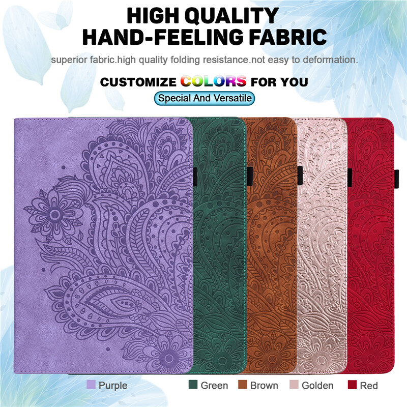 Tablet maska za Huawei Matepad T 10S T10s 10.1" AGS3-L09 / W09 Case Retro Embossed Funda za Honor Pad X8 X8 Lite Cover Case