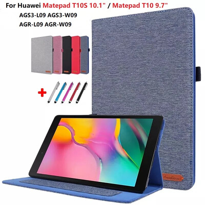 για Huawei Matepad T10s 10.1`` AGS3-L09 W09 Μόδα υφασμάτινη θήκη TPU Κάλυμμα Tablet Funda για Huawei Matepad T 10s T10 S T10 Θήκη