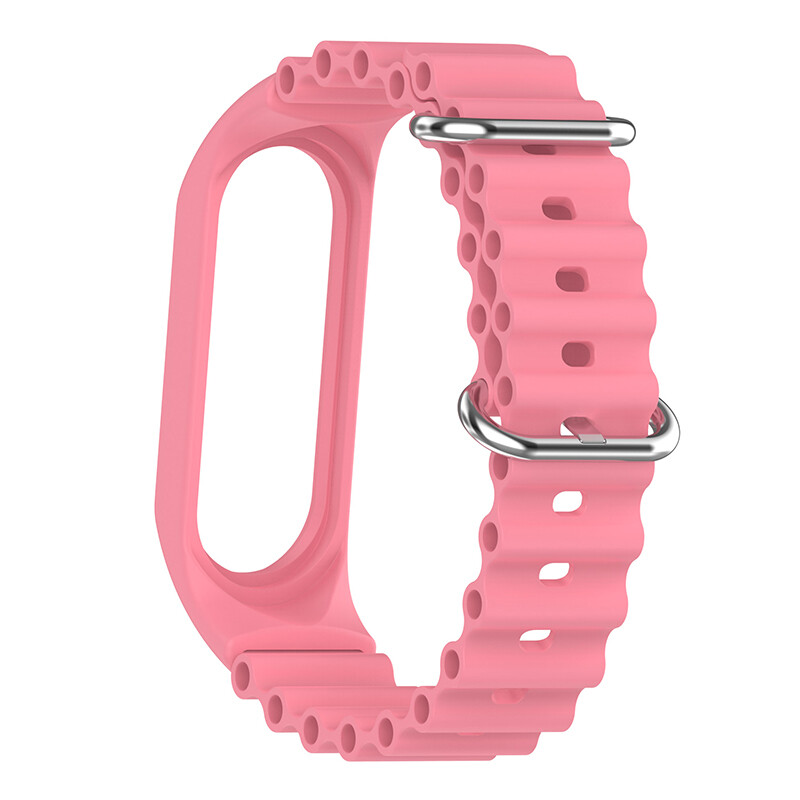 Remen za Xiaomi Mi Band 7 6 5 4 3 Pametna narukvica Sport Wrist Replacement Mekani silikonski ocean remen za Mi band 5 7 8 narukvica